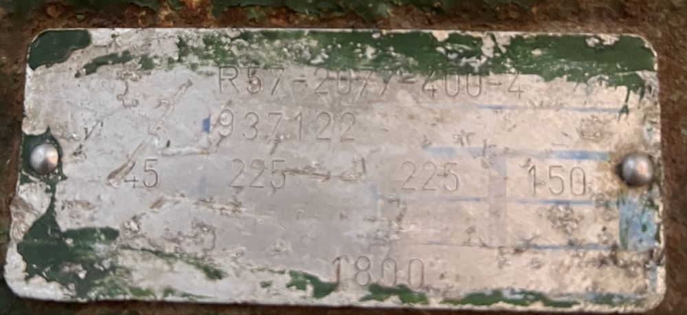 Pompă industrială NETZSCH NES 60 A cu motor 4 kW și reductor