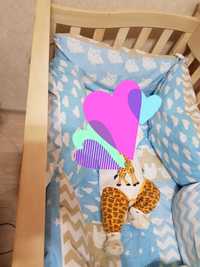 Набор детское постельное белье, одеяло и бортики