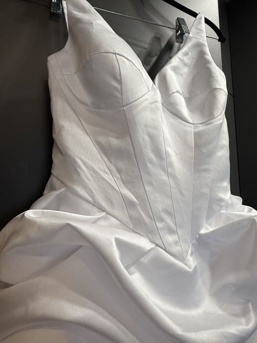 Rochie de mireasă cu corset scurtă XS - S
