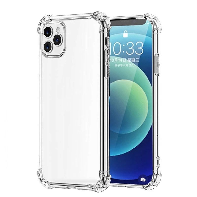 Iphone 13/14/15/16E Pro Max Husa Anti Soc Silicon Transparenta Impact