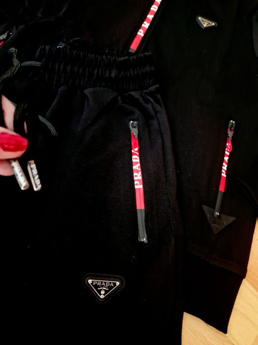 Trening Prada,bumbac,logo metalic,Italia