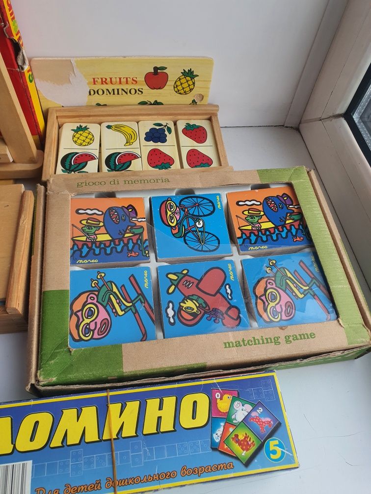 Игрушки развивающие деревянные