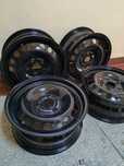 Set jante tabla 15" 5x112, ET 47, sablate si vopsite