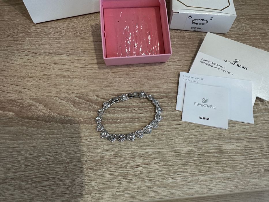 Bratara Swarovski Ariana Grande angelic tennis inima