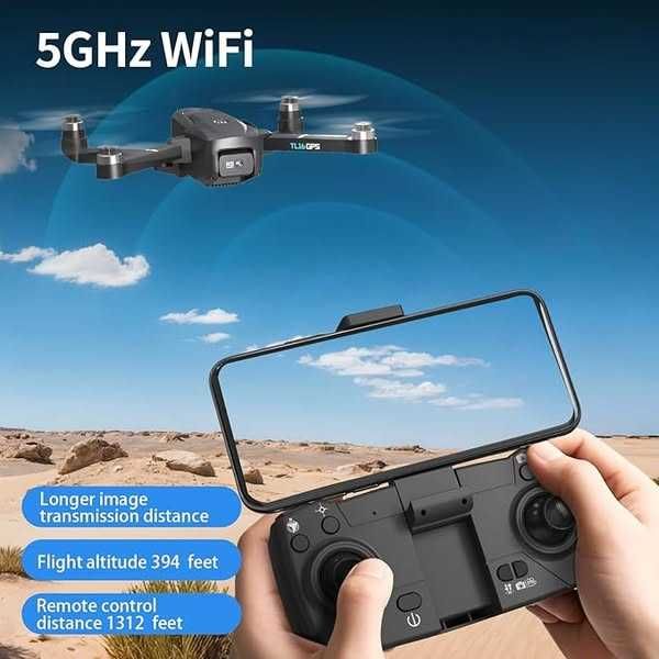 Dronă Toladrone TL16GPS cu cameră 4K, dronă cu GPS