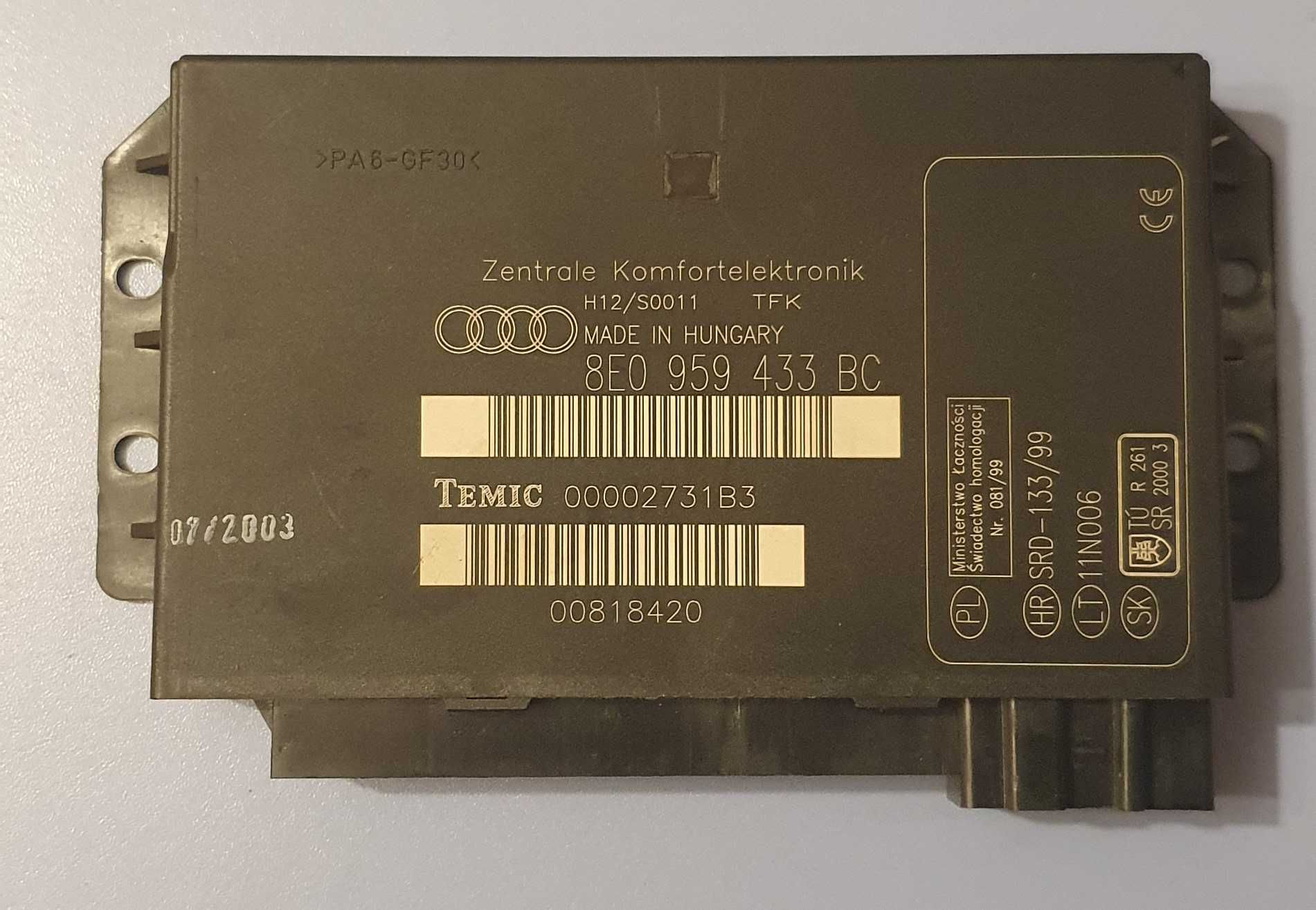 Calculator Comfort Audi A4 B6