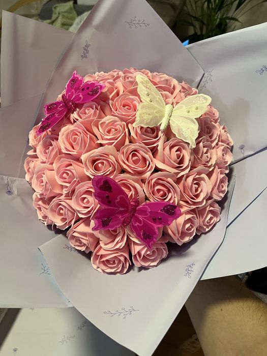 Buchete trandafiri sapun