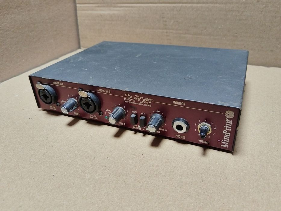 Немски DI-PORT MINDPRINT 24'Битов Стерео Аналогов Цифров Конвертор.