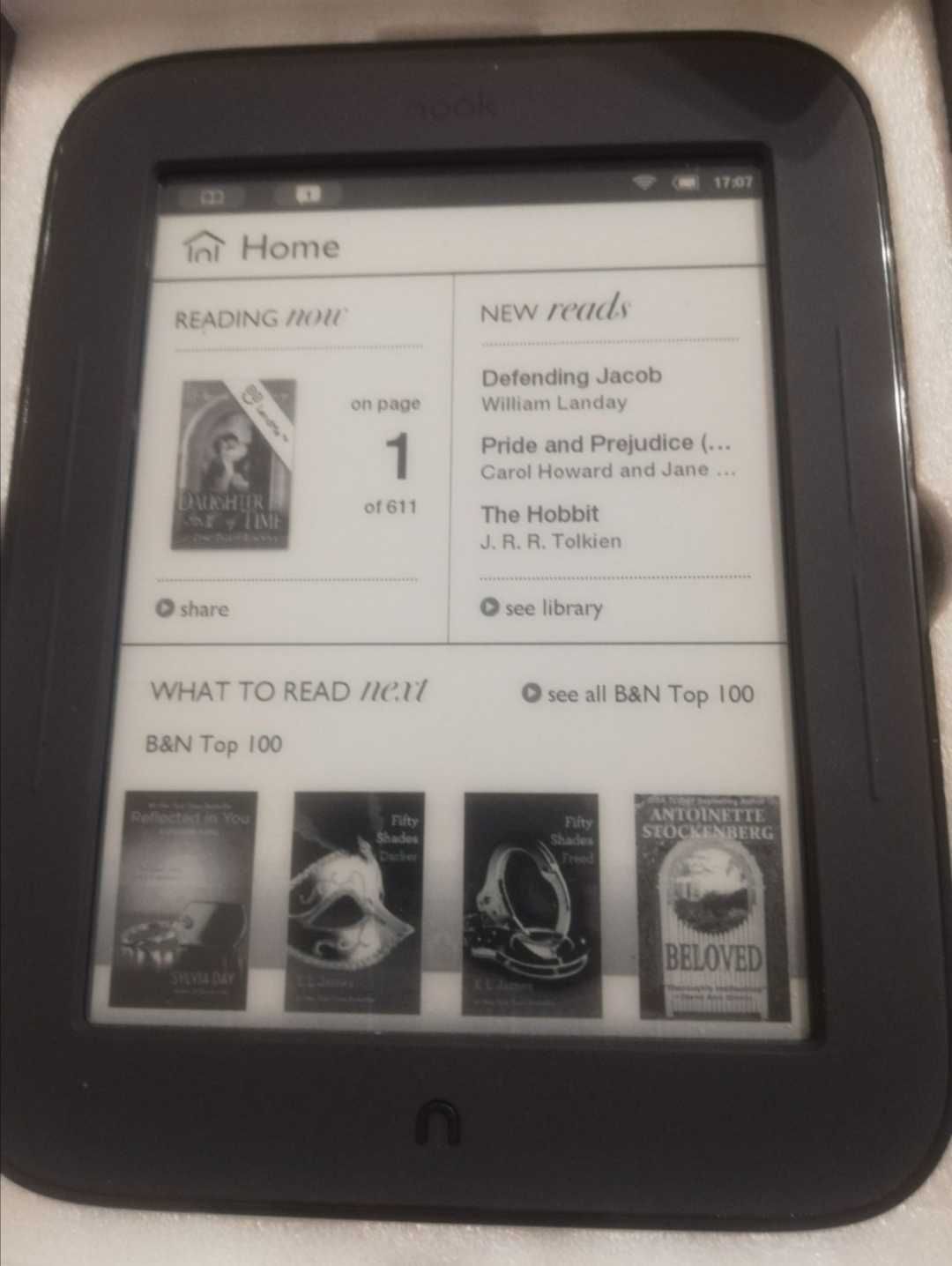 Barnes & Noble NOOK Simple Touch 6" e-reader - NOOK електронен четец