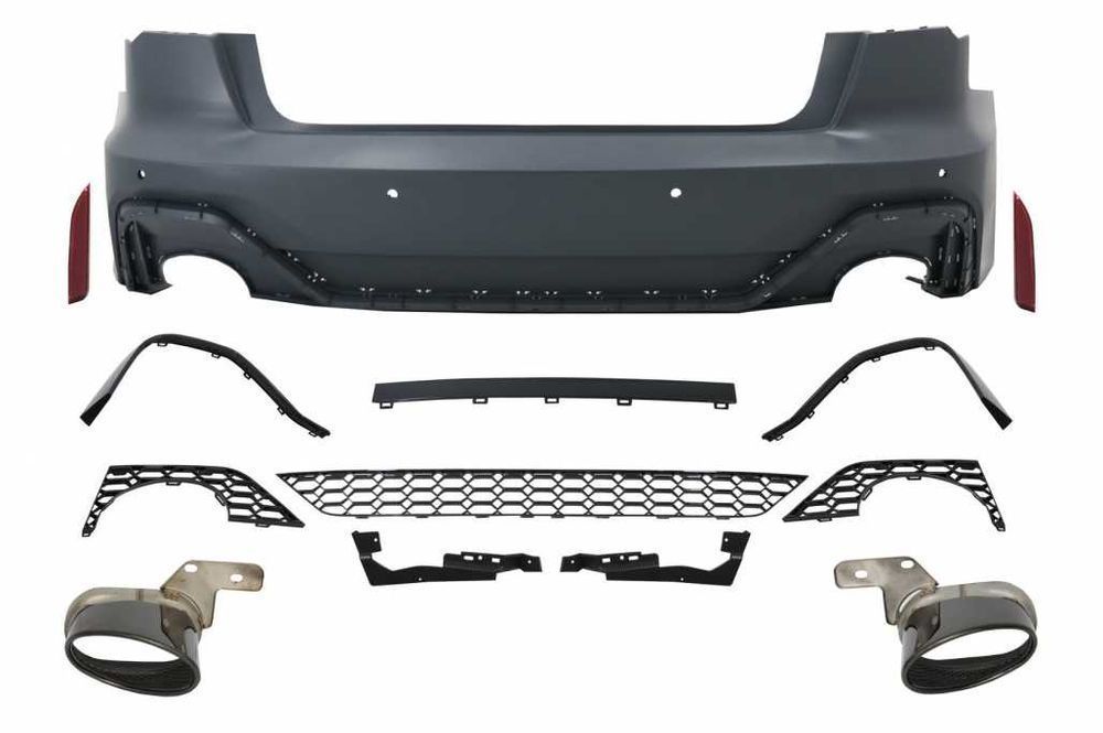 Bara Spate cu ornamente tobe Audi A6 C8 4K Sedan 2018-Up RS Design