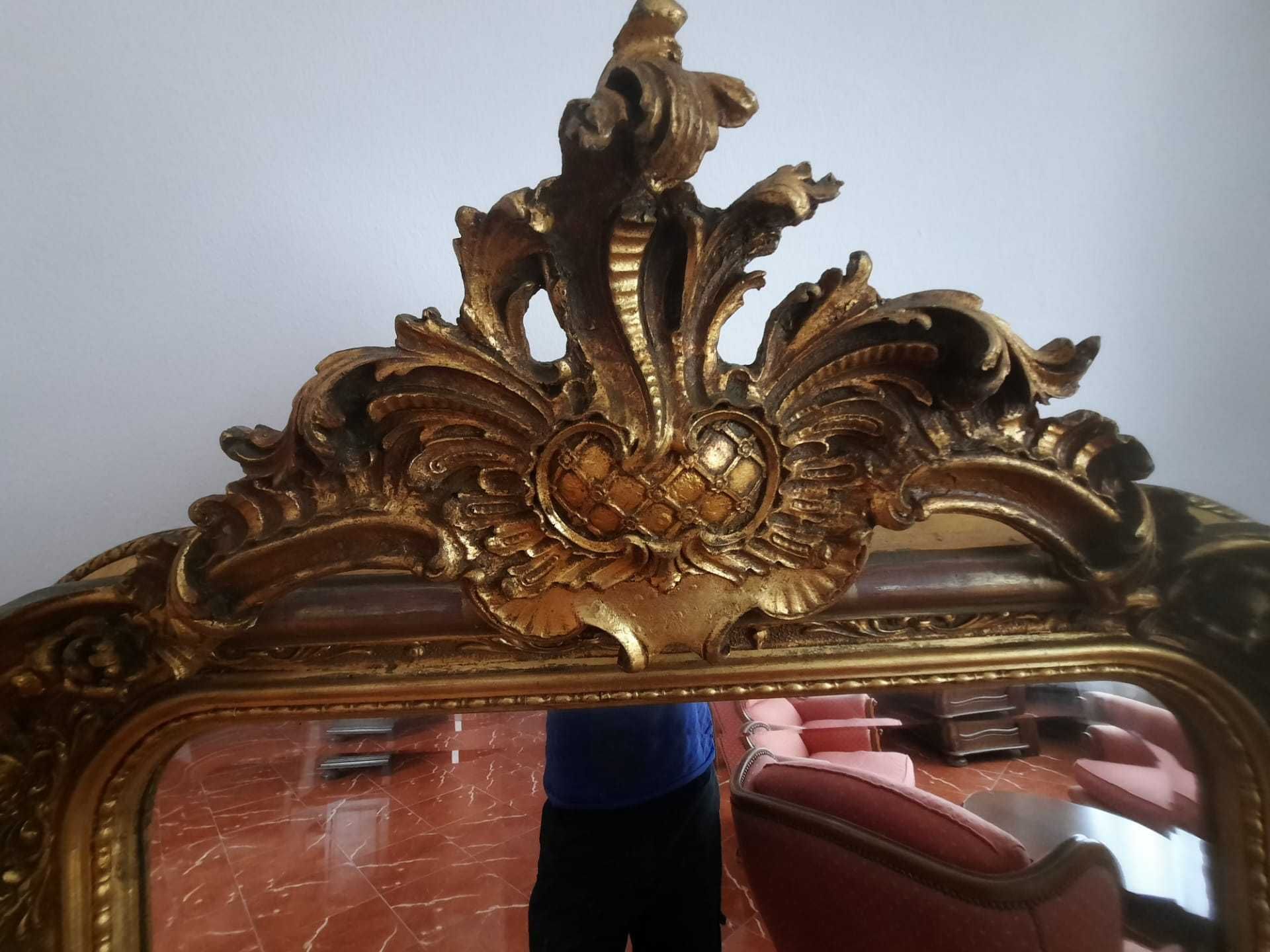 Oglinda de cristal bizotata stil baroc