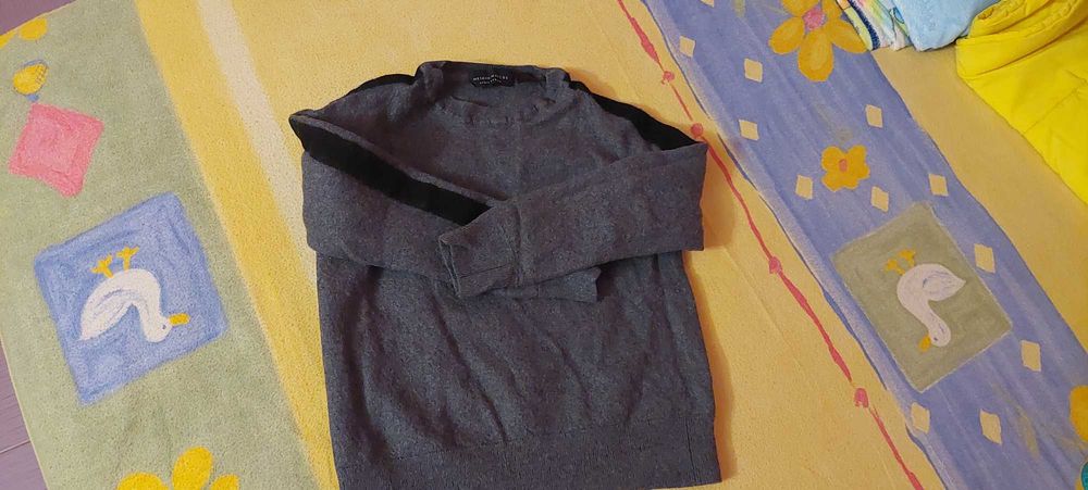 Pulover lână merinos colecția Neiman Marcus Slim Fit fashion unisex