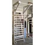 Spalier Gimnastica si Recuperare Medicala, 230x80 cm, M7130AL, ALB