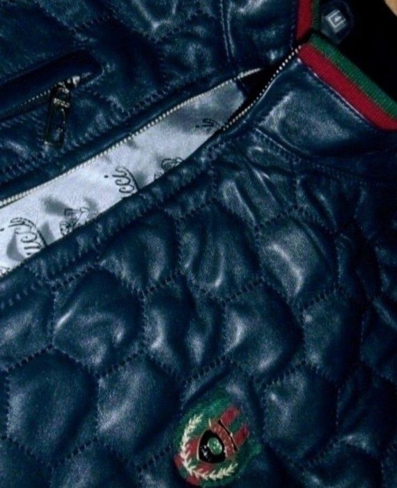 Geaca piele naturala 100%,new model, logo metalic, saculet, etichetă