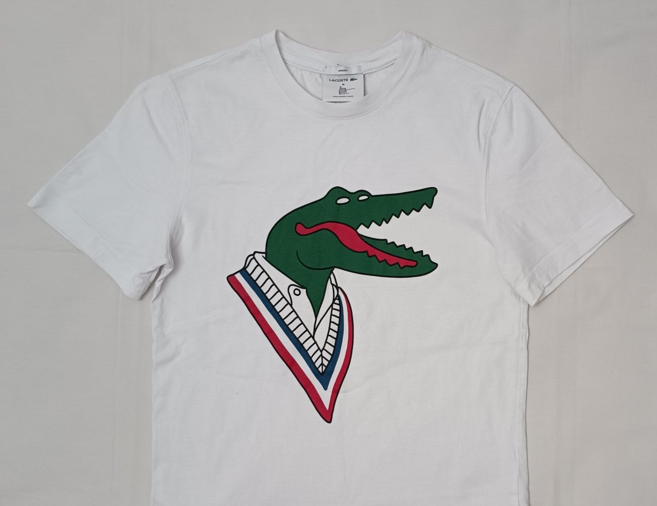 Lacoste x Jean-Michel Tixier T-Shirt оригинална тениска XS памучна