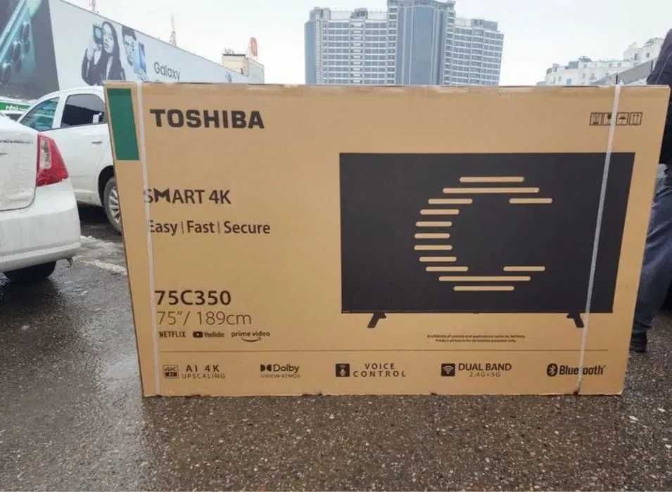 телевизор 75" Toshiba Ultra HD (4K) LED есть доставка