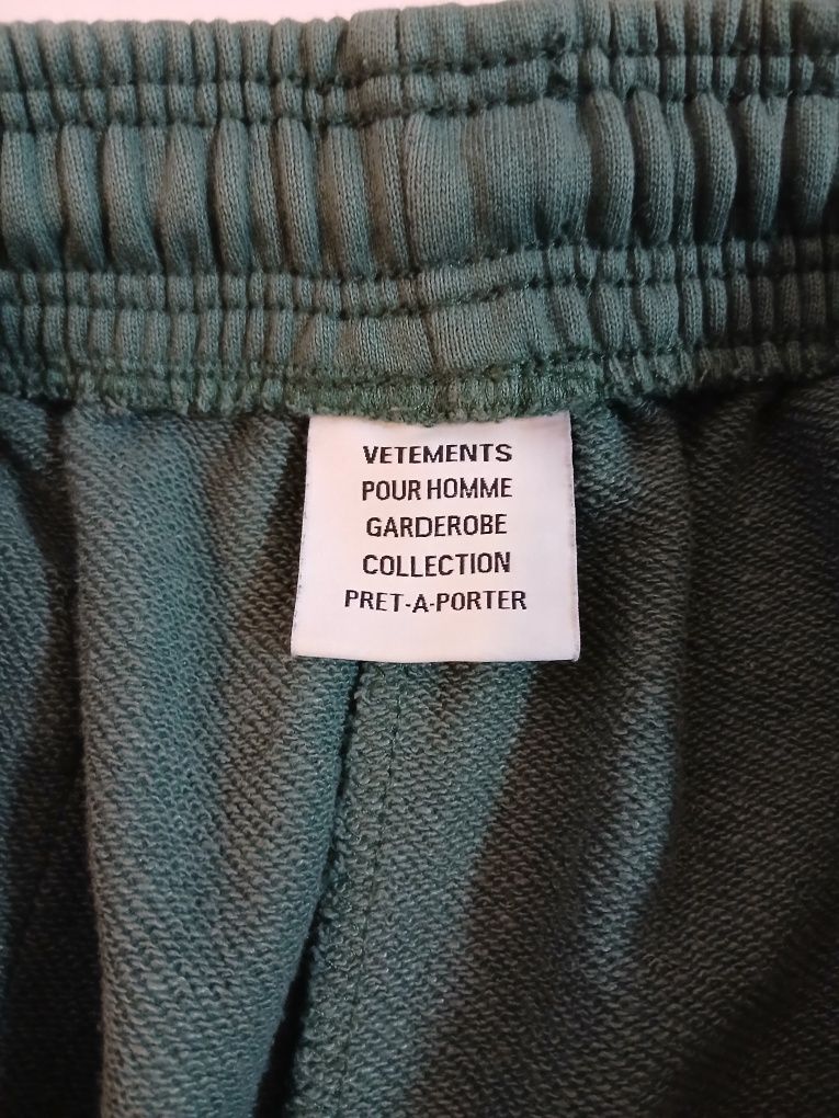 Pantaloni Vetements Police Green