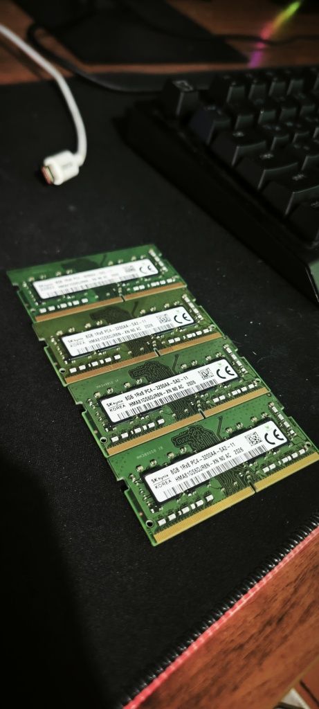 Оперативная память DDR4 для ноутбука 8gb