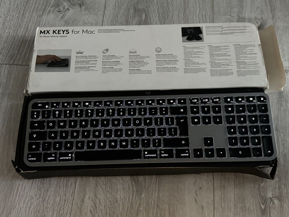 Tastatura wireless Logitech MX keys Mac Bluetooth noua garantie Flanco