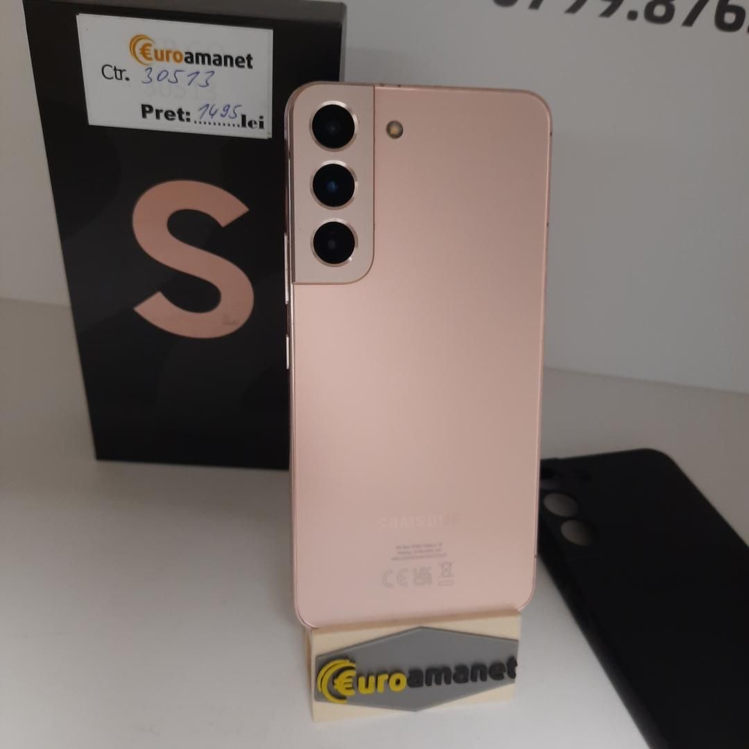 Telefon Samsung Galaxy S22, 128GB, 8GB RAM, 5G, Pink Gold -D-