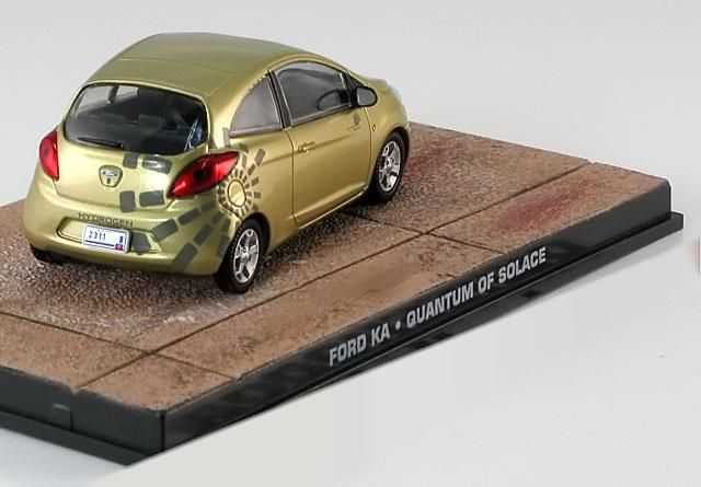 Macheta Ford Ka 2008 diorama James Bond 007 - Altaya 1/43