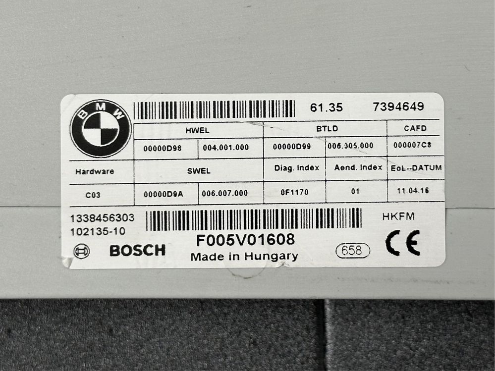 Modul haion / Calculator portbagaj BMW X3 F25, X4 F26