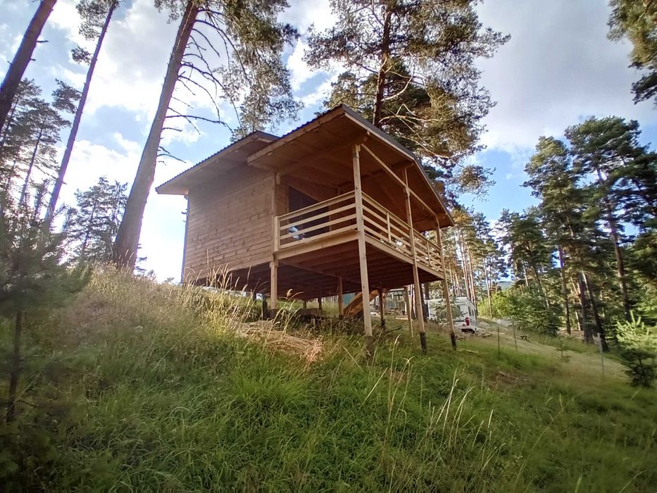 Дървена     вила