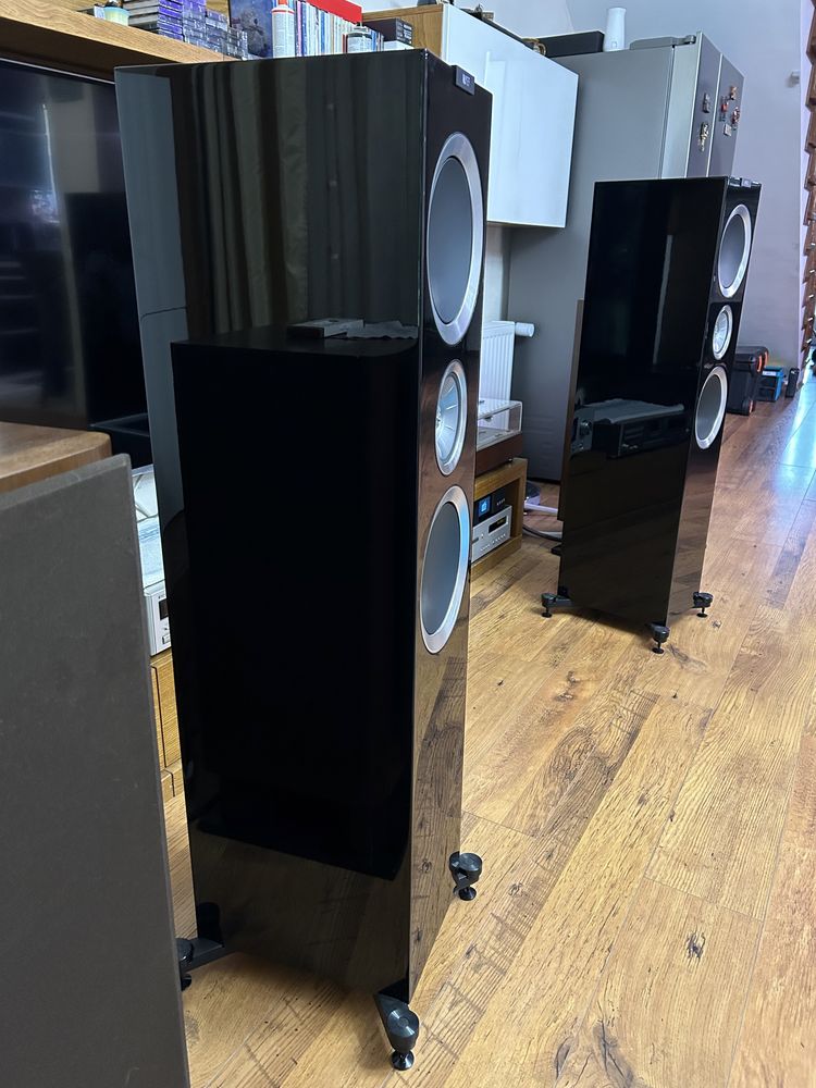 Boxe KEF R900 / VIDEO DEMO / piano black / original boxes