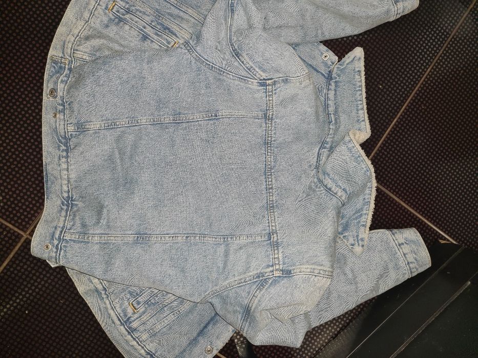 Geacă Levis denim îmblănită