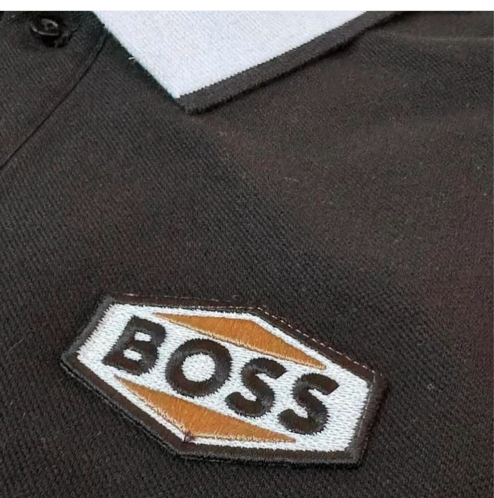 Тениска с яка Hugo Boss