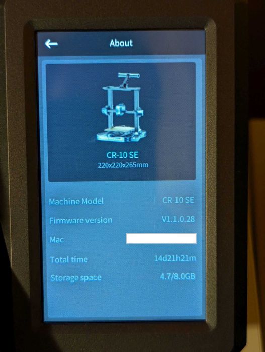 Creality CR 10 SE (220x220x250mm)