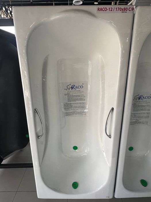 Чугунная ванна RACO размеры от 120x70. Chugun vanna