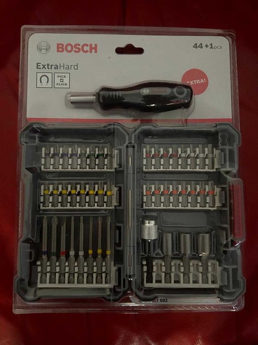BOSCH - Set 45 accesorii pentru insurubat Bosch, biti, adaptor bit