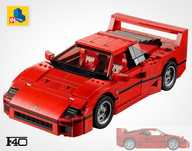 NOU Masina joc constructie TIP brand L Creator Ferrari F40 10248