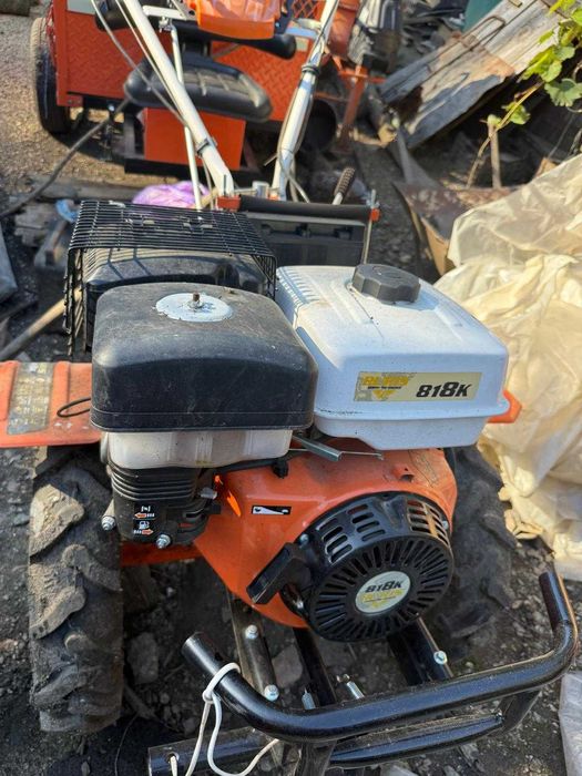 Motocultor Ruris 818KS + Remorca + roti metalice + Motoferastrau NOI