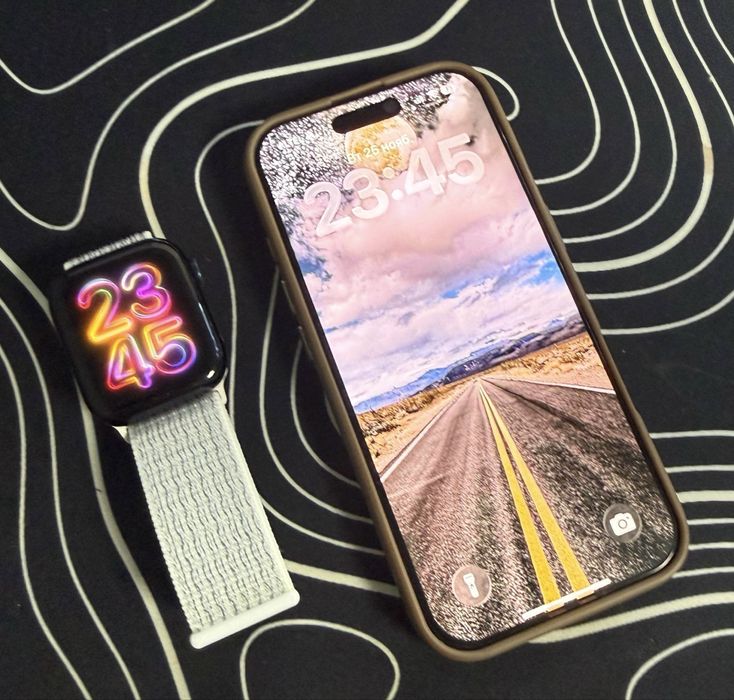 Обменяю Iphone 16 pro Black 128gb E-sim + Apple watch 8 45mm Black EAC