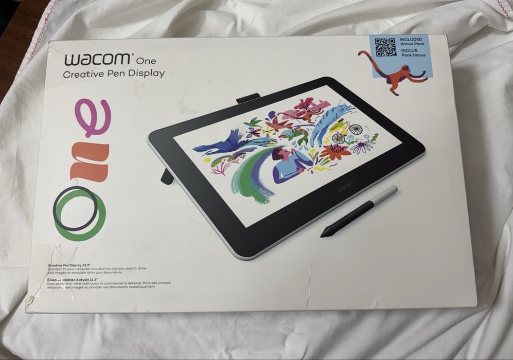 Продавам Wacom One 13.3" – идеален за рисуване и дизайн