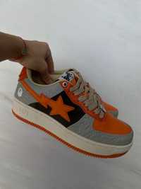 Bape sta low grey/orange