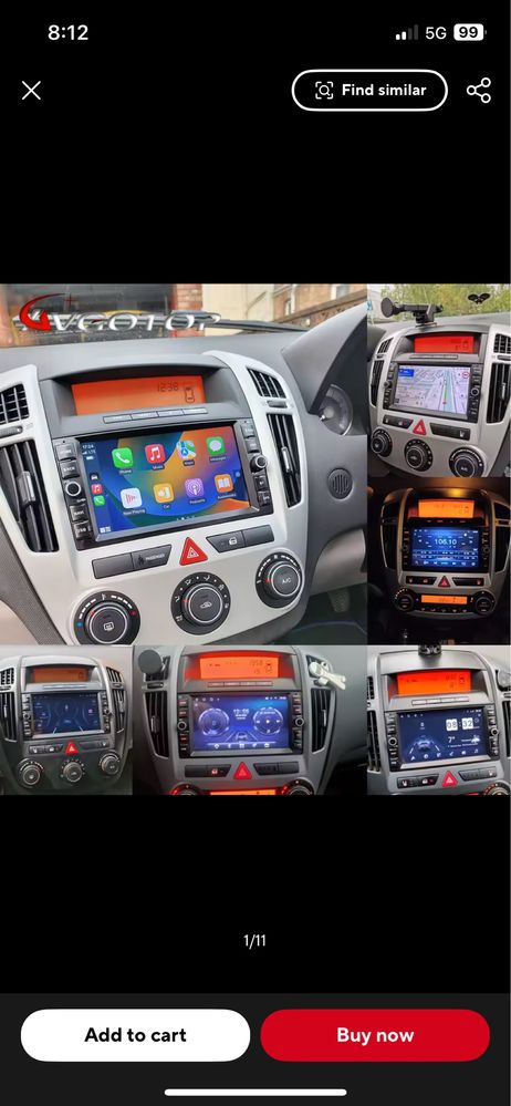 Мултимедия за Kia Ceed 2007-2009г carplay 4GB 64 GB 4Core