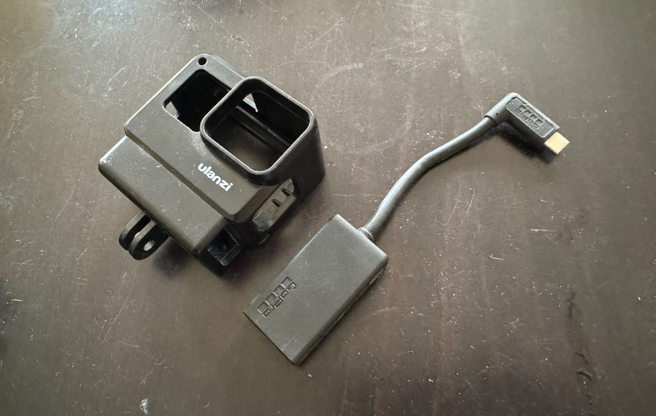 Екшън камера GoPro Hero 5 Black + mic adapter + аксесоари