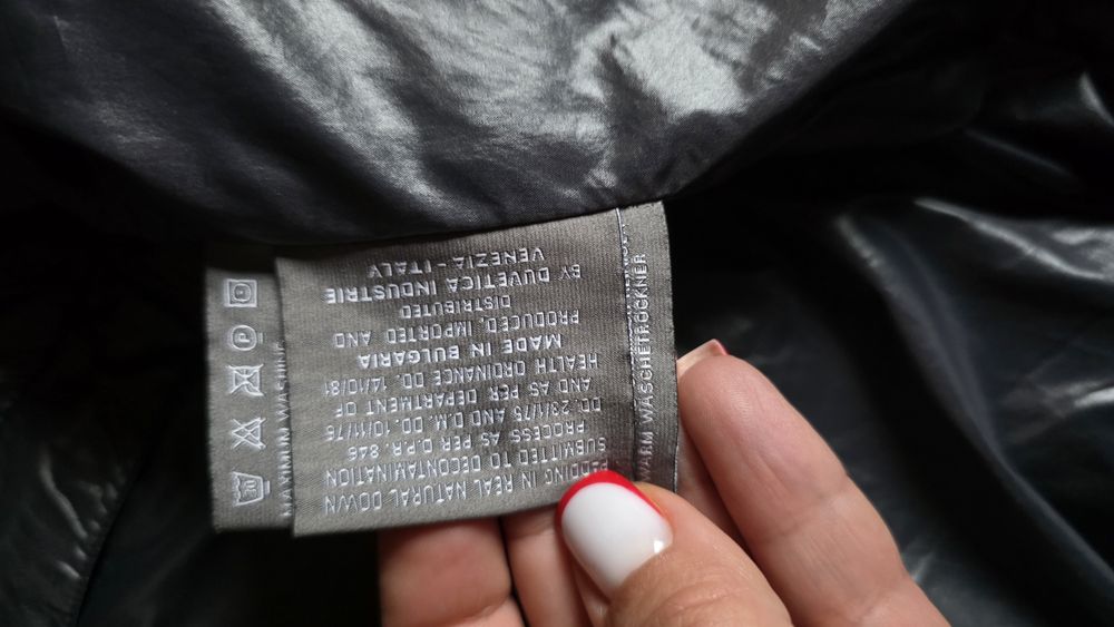 Geaca Duvetica pentru fete 11-12 ani umplutura cu puf si pene