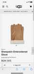 UGG Sheepskin Embroidered Glove