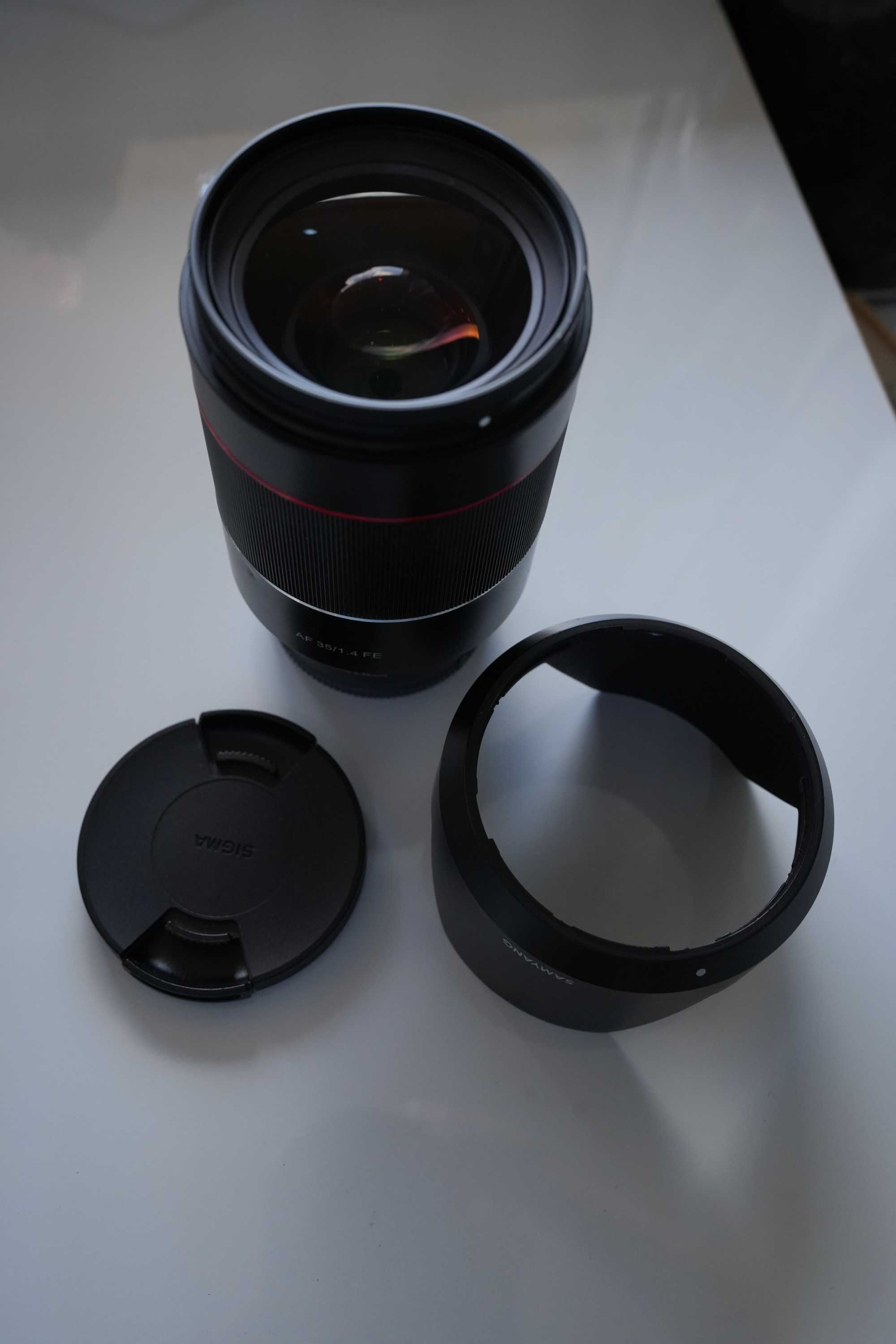 Обектив Samyang AF 35mm 1.4 FE за Sony + Филтър