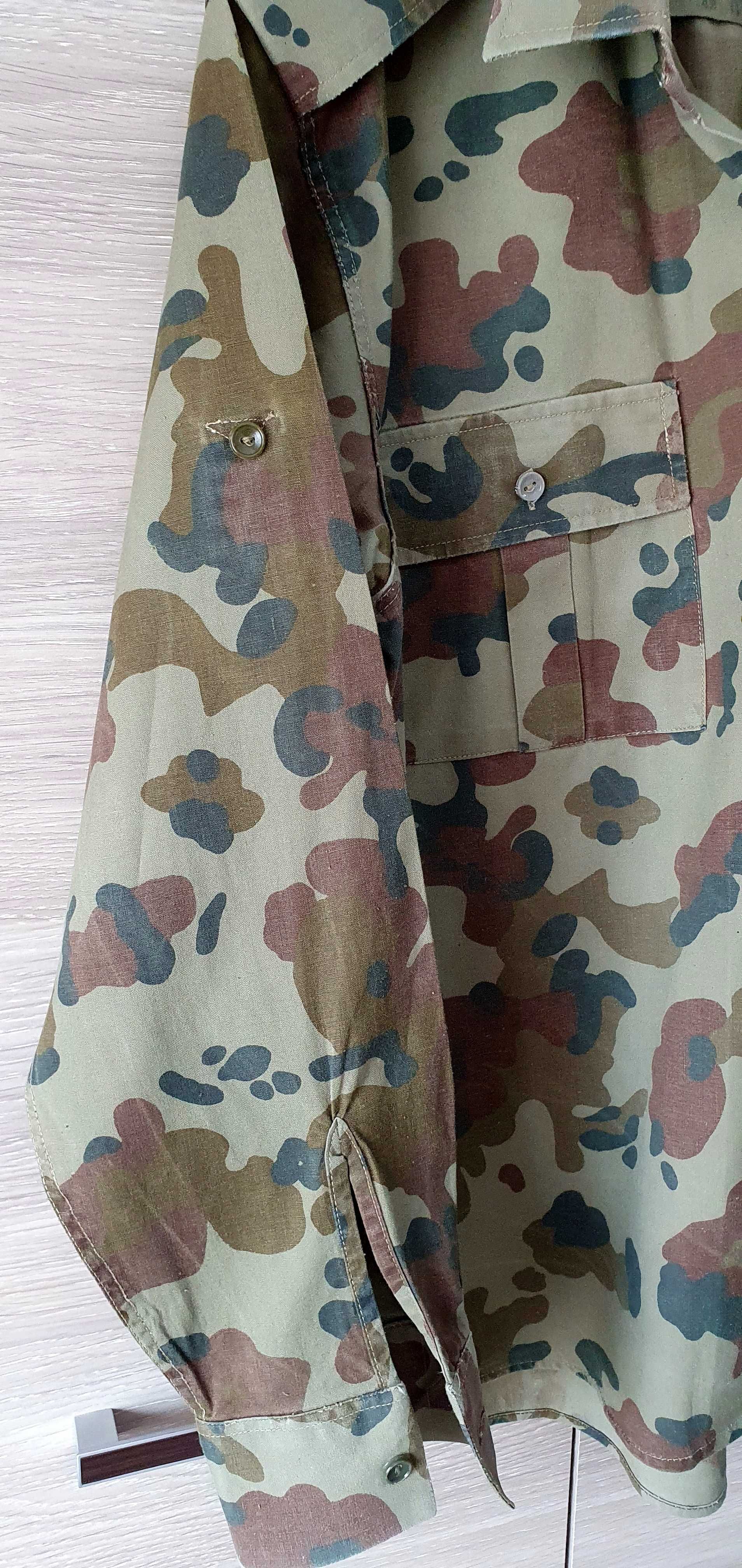 Cămașă militară mozaic de culori din bumbac - mărimea 42/II