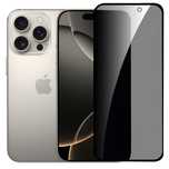 Privacy 5D Стъклен Протектор за Apple iPhone 16 | 15 | 14 | 13 Pro Max
