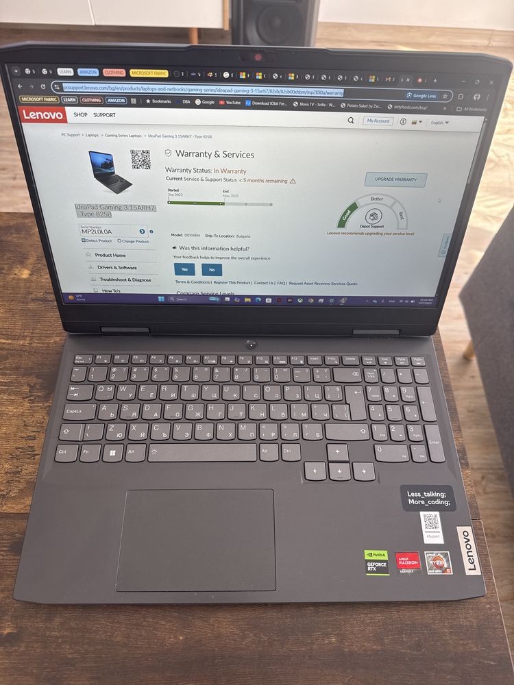 Lenovo Ideapad Gaming лаптоп