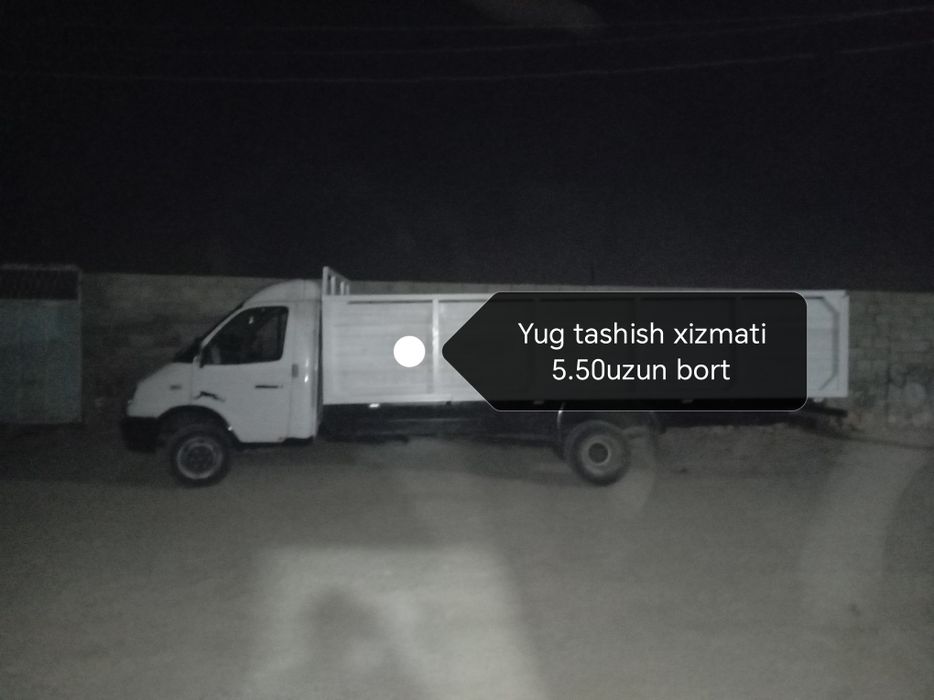 Yuk tashish xizmati bort uzunligi. 5.50metr eni 2metr