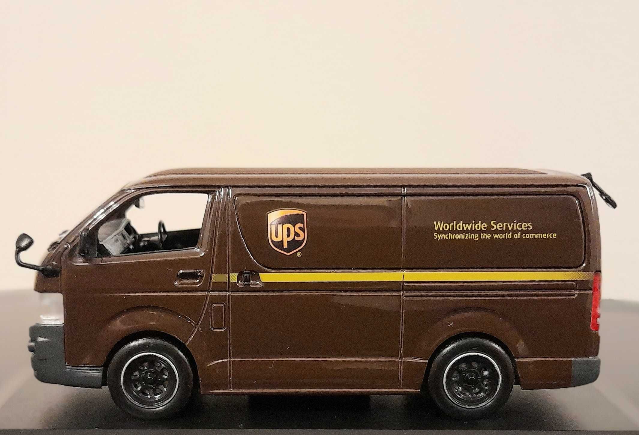 Toyota Hiace 2007 UPS HK Delivery Van 1:43 J-Collection