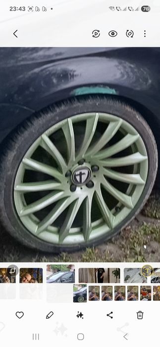 Jante Tomason TN16 5x114.3 R19. Anvelope iarna.