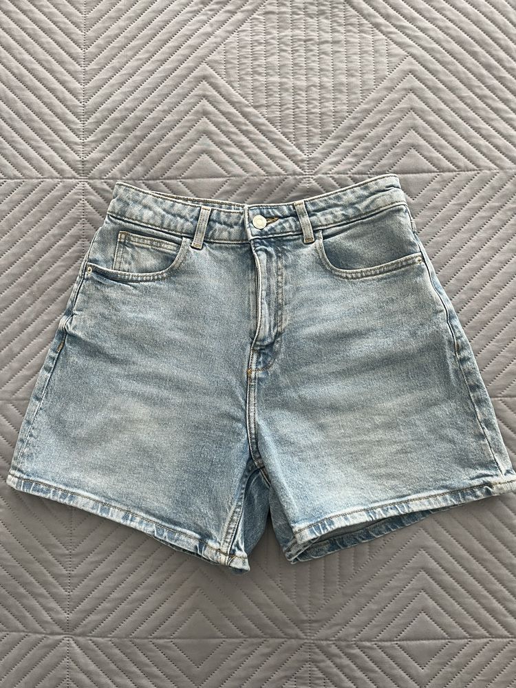 Нови дънкови къси панталонки Zara